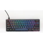 Ducky One 3 Pro Mini Nazca Line Gaming Μηχανικό Πληκτρολόγιο 60% με Cherry MX2A Brown διακόπτες και RGB φωτισμό (Αγγλικό US) Black/Blue GATA-2719 - Image 2
