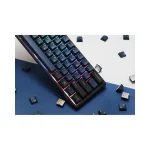 Ducky One 3 Pro Mini Nazca Line Gaming Μηχανικό Πληκτρολόγιο 60% με Cherry MX2A Brown διακόπτες και RGB φωτισμό (Αγγλικό US) Black/Blue GATA-2719 - Image 6