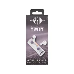 2GO Acoustic Twist In-ear Bluetooth Handsfree Ακουστικά με Θήκη Φόρτισης Λευκά 797600 - Image 3
