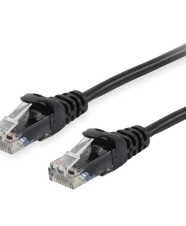Equip U/UTP Cat.6a (Gigabit) Καλώδιο Δικτύου Ethernet 1.5m Μαύρο 603153