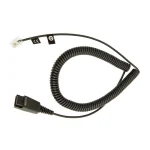 Jabra Αντάπτορας Rj-10 Extension Coiled Cord 2m (8800-01-37) - Image 3