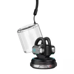 Hecate Air 2 Open Ear Bluetooth Handsfree Ακουστικά με Θήκη Φόρτισης Μαύρα AIR2-BK - Image 2
