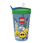LEGO Ιconic Boy Ποτήρι Νερού από Πλαστικό με Καλαμάκι 500ml 40441724 - Image 2
