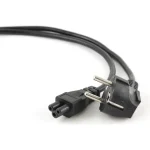 Gembird Schuko - IEC C5 Cable 1m Μαύρο PC-186-ML12-1M