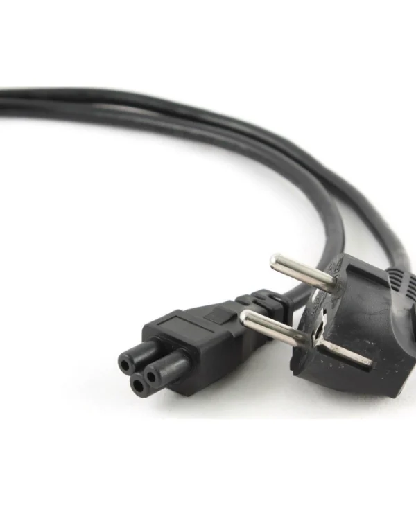 Gembird Schuko - IEC C5 Cable 1m Μαύρο PC-186-ML12-1M