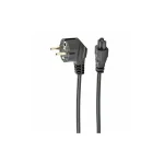 Gembird Schuko - IEC C5 Cable 1m Μαύρο PC-186-ML12-1M - Image 3