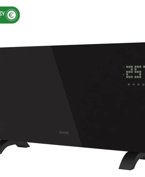 Hombli Θερμοπομπός Δαπέδου 2000W με Ηλεκτρονικό Θερμοστάτη Μαύρος HBCH-0300