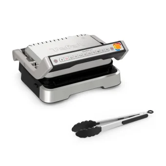 Tefal OptiGrill 2in1 Τοστιέρα Γκριλιέρα με Αποσπώμενες Πλάκες 2100W Γκρι GC773D10