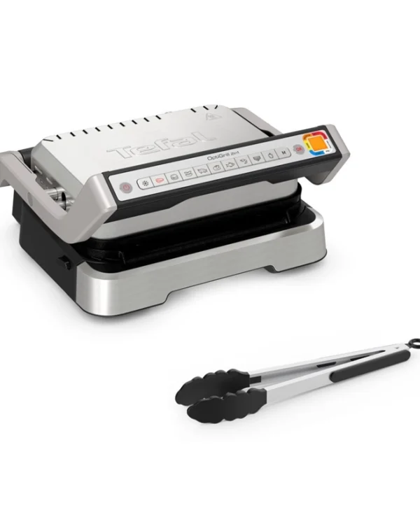 Tefal OptiGrill 2in1 Τοστιέρα Γκριλιέρα με Αποσπώμενες Πλάκες 2100W Γκρι GC773D10
