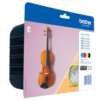 Brother LC127XL Multipack Γνήσιο Πακέτο 4 Μελανιών Εκτυπωτή InkJet Πολλαπλό (Color) (LC-127XLVALBP) LC127XLVALBP