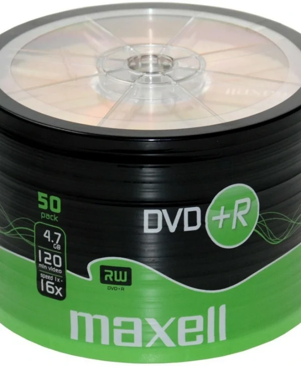 Maxell Εγγράψιμα DVD+R 16x 4.7GB Cake Box 50τμχ 275736.40.TE