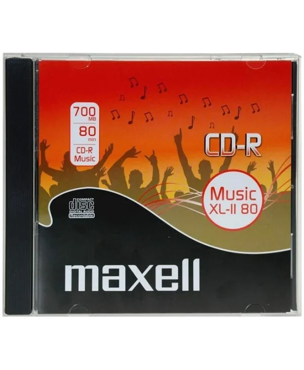 Maxell XLII-80 Music Εγγράψιμο CD-R 16x 700MB 1τμχ MX624880