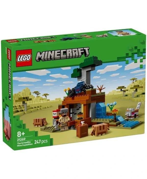 LEGO Minecraft The Armadillo Mine Expedition για 8+ Ετών 247τμχ 21269