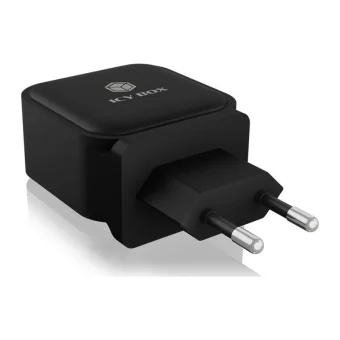 Icy Box Φορτιστής Χωρίς Καλώδιο με Θύρα USB-A και 2 Θύρες USB-C 65W Power Delivery Μαύρος (IB-PS103-PD) IB-PS1030-PD