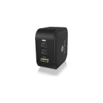 Icy Box Φορτιστής Χωρίς Καλώδιο με Θύρα USB-A και 2 Θύρες USB-C 65W Power Delivery Μαύρος (IB-PS103-PD) IB-PS1030-PD - Image 3