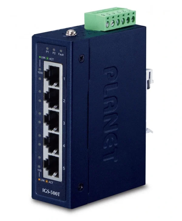 Planet IGS-500T Unmanaged L2 Switch με 5 Θύρες Gigabit (1Gbps) Ethernet