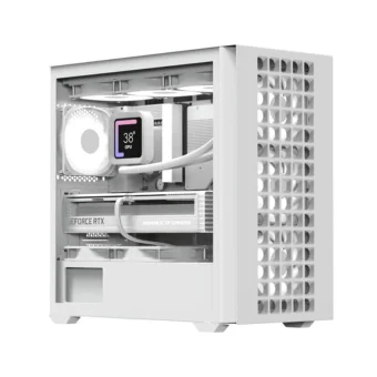 Aerocool D302A Gaming Mini Tower Κουτί Υπολογιστή με Πλαϊνό Παράθυρο Λευκό ACCS-MA04043.21