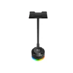 Cougar Bunker S RGB Επιτραπέζια Βάση Ακουστικών με Φωτισμό LED και Θύρα USB Μαύρη CGR-XXNB-HS1RGB