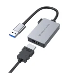 Conceptronic Μετατροπέας USB-A male σε HDMI female Γκρι 1τμχ ABBY22G - Image 2