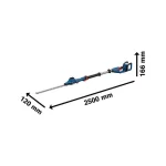 Bosch GHE 18V-50 TP Μπορντουροψάλιδο Μπαταρίας 18V Τηλεσκοπικό με Μήκος Λάμας 50cm Solo 06008D5000 - Image 4