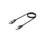 Unitek S/FTP Cat.8 (40Gbps) Καλώδιο Δικτύου Ethernet 1.5m Μαύρο C18149AGY03-1.5M