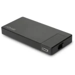 Lindy USB-C Docking Station με HDMI 4K PD Μαύρο (43336)