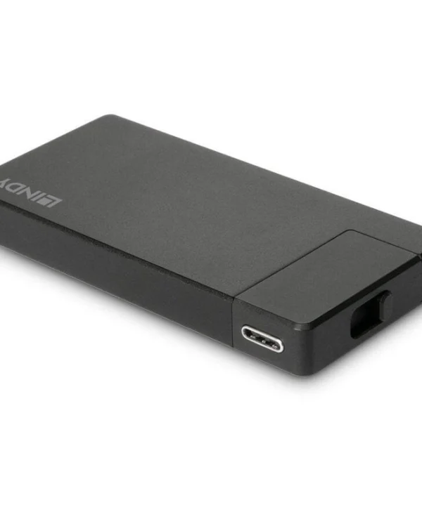 Lindy USB-C Docking Station με HDMI 4K PD Μαύρο (43336)