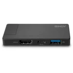 Lindy USB-C Docking Station με HDMI 4K PD Μαύρο (43336) - Image 2
