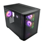 FSP/Fortron S380 Gaming Midi Tower Κουτί Υπολογιστή με Πλαϊνό Παράθυρο και RGB Φωτισμό Μαύρο POC0000242 - Image 2