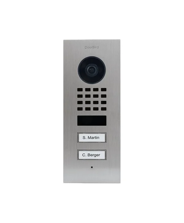 Doorbird D1102v Ip Βιντεοθυροτηλέφωνο V2a Ανοξείδωτο 2 Κουμπιά Κλήσης Εντοιχισμένο 423866805