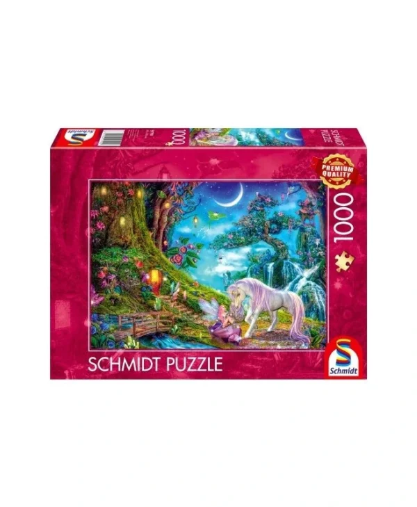 Unicorn And Elf Among The Tall Timbers Puzzle 2D 1000pcs 59790