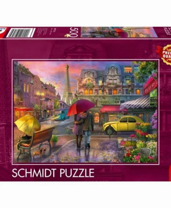 Parisian Charm in the Rain Puzzle 2D 500pcs 59713