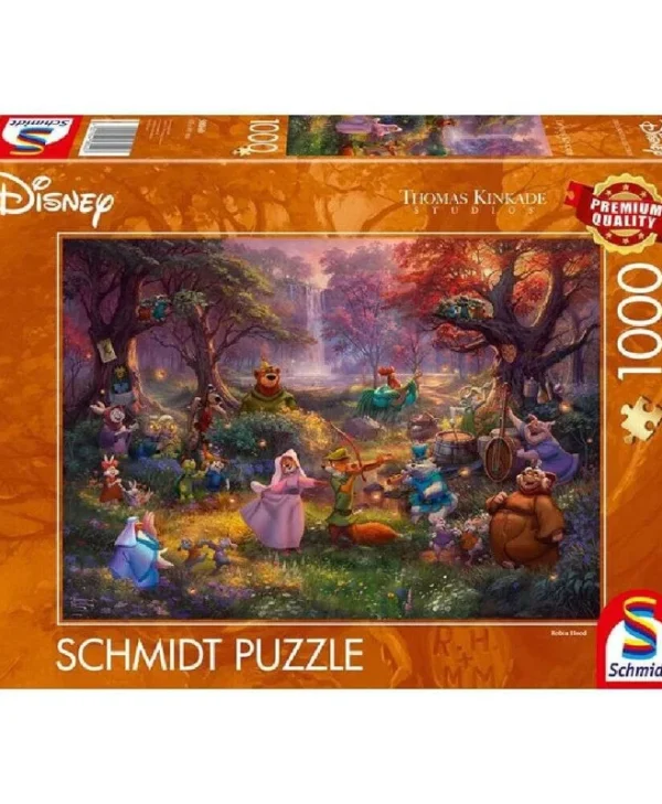 Puzzle 2D Disney Kinkade: Robin Hood 1000pcs 58040
