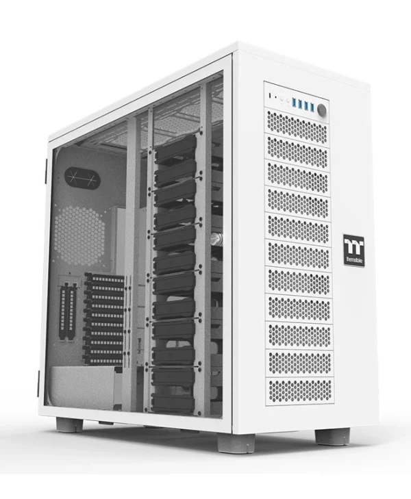 Thermaltake AX700 TG Gaming Full Tower Κουτί Υπολογιστή με Πλαϊνό Παράθυρο Snow CA-11B-00F6WN-00