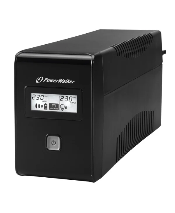 Powerwalker VI 650 LCD UPS Line-Interactive 650VA 360W με 2 Schuko Πρίζες 10120016