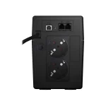 Powerwalker VI 650 LCD UPS Line-Interactive 650VA 360W με 2 Schuko Πρίζες 10120016 - Image 2