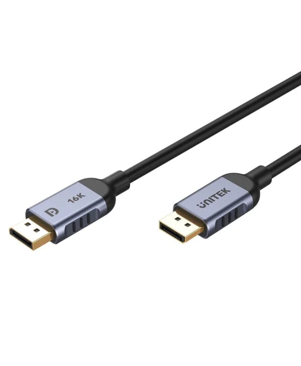 Unitek Cable DisplayPort male - DisplayPort male 1.5m Μαύρο (C1628GY01-1.5M)