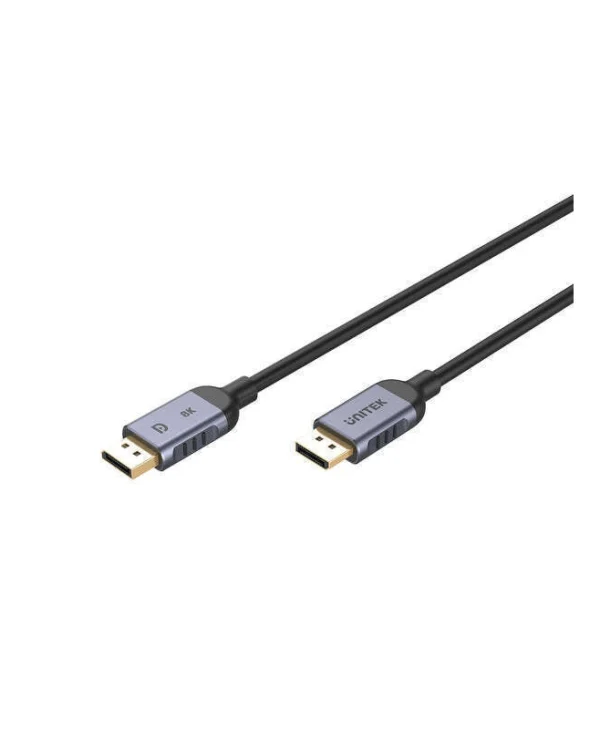 Unitek Cable DisplayPort male - DisplayPort male 3m Μαύρο (C1628GY01-3M)