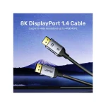 Unitek Cable DisplayPort male - DisplayPort male 3m Μαύρο (C1628GY01-3M) - Image 3