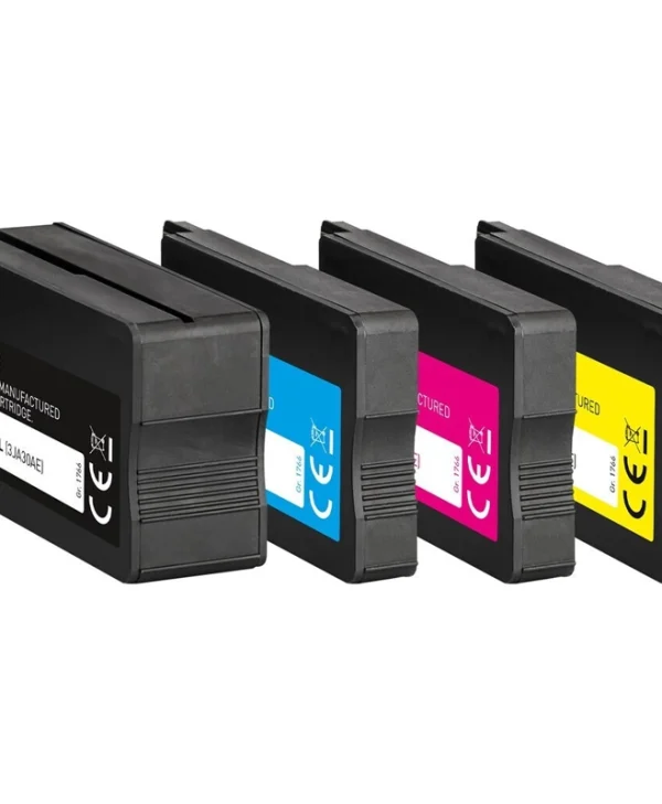 KMP Πακέτο Συμβατών Μελανιών Εκτυπωτή InkJet HP 963XL (3YP35AE) 77ml Μαύρο 4τμχ 1766,6005