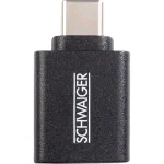 Schwaiger Μετατροπέας USB-C male σε USB-A female 1τμχ CAU310 533