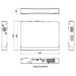 Hikvision Καταγραφικό NVR με Ανάλυση 4K DS-7608NXI-K1/8P(D - Image 3
