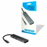 Inter-Tech Hub 5 Θυρών USB 3.2 με σύνδεση USB-C Γκρι 88885664 - Image 3