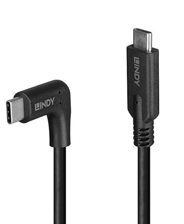 Lindy USB 2.0 Cable USB-C male - USB-C 60W PD Μαύρο 0.5m 32017