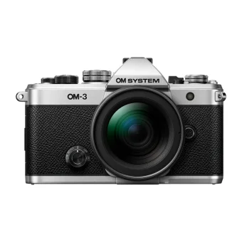 Olympus OM-System OM-3 Mirrorless Φωτογραφική Μηχανή Kit (ED 12-45mm f/4 PRO) Ασημί V210051SW000