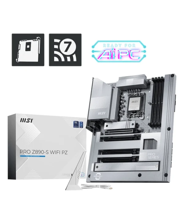 MSI PRO Z890-S WIFI PZ Motherboard ATX με Intel 1851 Socket 7E58-001R