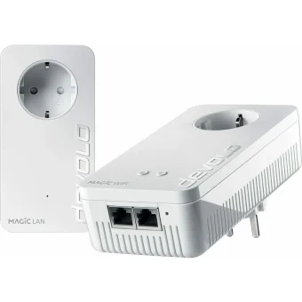 Devolo Magic 2 WiFi next Powerline Διπλού Kit για Ασύρματη Σύνδεση Wi‑Fi 5 με Passthrough Πρίζα και 2 Θύρες Gigabit Ethernet 8614
