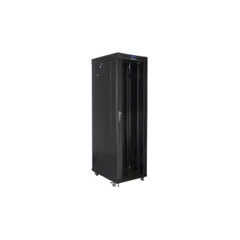 Lanberg Επιδαπέδια Καμπίνα Rack 42U Μαύρο FF01-6042-12BL