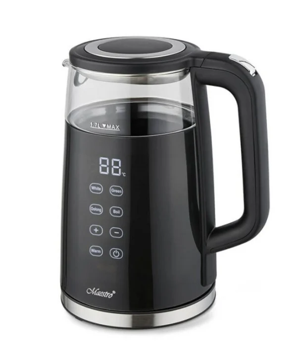 Maestro Βραστήρας 1.7lt 2200W Μαύρος MR-049