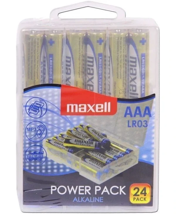 Maxell Αλκαλικές Μπαταρίες AAA 1.5V 24τμχ MX-748357